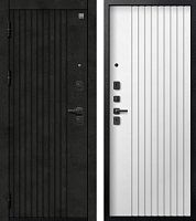 Центурион В-15 Чёрный муар+МДФ Бетон тёмный - Софт ясень белый